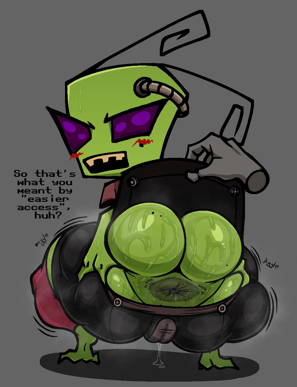 Rule 34 – 1boy 1girls alien alien girl anal juice anal only antennae anus ass ass focus behind view big ass big butt bottom heavy bubble butt buttons clothed crouching curvaceous curvy dat ass dialogue disembodied hand dumptruck ass easy access english text female heart hi res huge ass invader zim jiggle looking back male mole mole on ass mole under eye mostly nude nanodude78 puffy anus purple eyes pussy pussy juice pussy juice drip through clothes shortstack spread ass spreading squatting steam steaming body steamy ass sweat sweating sweaty sweaty butt tagme tak tak (invader zim) text thick thighs wiggle wiggle lines wink winking anus | 9778667