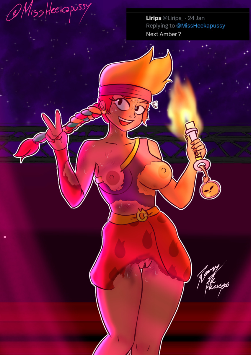 Rule 34 - Amber (brawl Stars) Big Breasts Brawl Stars Burn Scar Fire Latina  Missheekapussy Showing Breasts Tagme Tagme (artist) Tagme (character)  Tommykitten Tommytheheekapoo Torch | 9583306