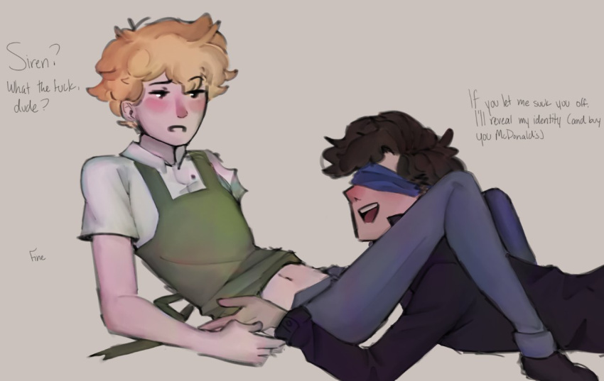 Rule 34 – blonde hair brown hair eyemask mcyt supervillain tommyinnit tommyinnits clinic for supervillains villain wilbur soot wilbursoot | 6855903