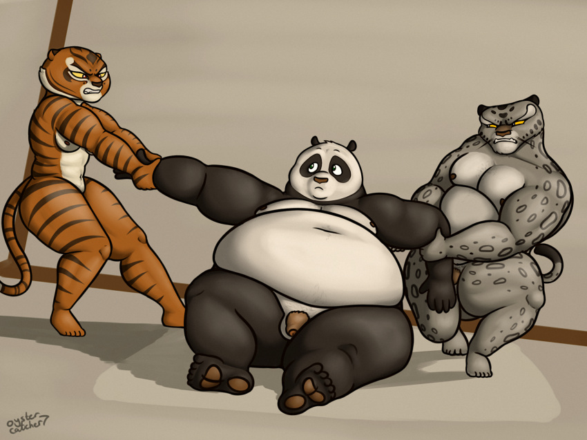 Rule 34 – 2024 anthro arm pull balls bear breasts clenched teeth dreamworks eye contact fangs felid female fur genitals giant panda group hi res kung fu panda looking at another male mammal markings master po ping master tigress moobs mouth closed navel nipples nude nude anthro nude female nude male obese obese anthro obese male overweight overweight anthro overweight male oystercatcher7 pantherine penis signature snow leopard spots spotted body spotted fur striped body striped fur stripes tai lung (kung fu panda) teeth tiger trio tug of war whiskers | 9797722