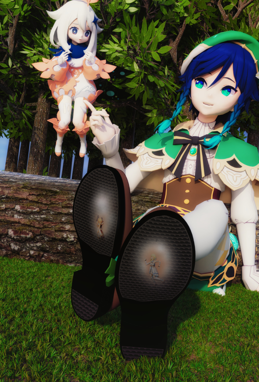 Rule 34 – aether (genshin impact) bantoras brother and sister foot on face genshin impact insole larger male lumine (genshin impact) male feet paimon (genshin impact) pinned by foot smaller female smaller male stuck to foot trapped in shoe underfoot used as an insole venti (genshin impact) | 9918458