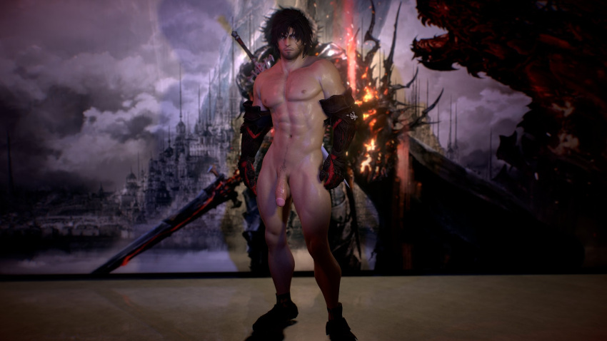 Rule 34 – 1boy 1human 1male 1man 3d 3d (artwork) 3d model black hair blue eyes clive rosfield final fantasy final fantasy xvi flaccid flaccid cock flaccid penis light-skinned male light skin male male focus male nudity male only male solo naked naked male nude nude male solo solo focus solo male square enix veiny penis whitelemon | 9966688