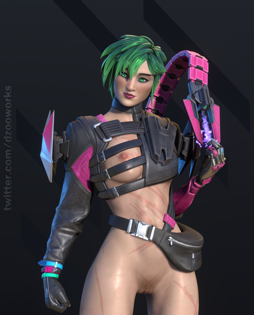 Rule 34 - 1girls 3d 4k Alter (apex Legends) Apex Legends Blender Blender  (software) Blender Eevee Breasts Dzooworks Electronic Arts Female Fit  Female Green Eyes Green Hair Highres Pale-skinned Female Partially Clothed