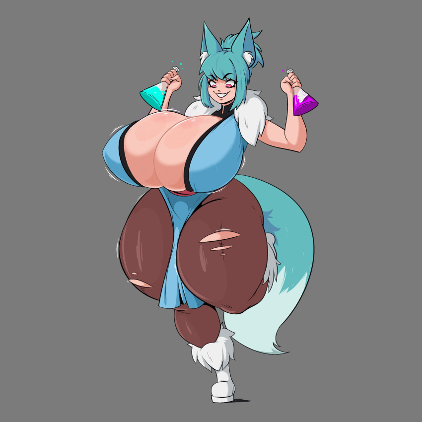 Rule 34 – 1girls alyssa (busmansam) breasts cleavage female fur huge breasts inner sideboob potion bottle tail thick thighs thighs tights wolf girl wolfafterhours | 10205822