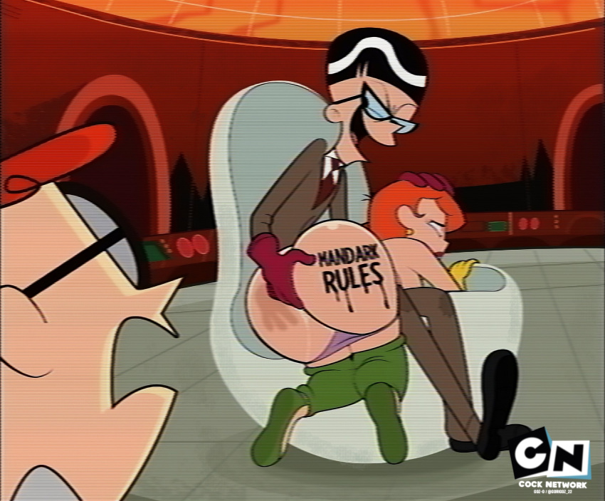 Rule 34 – dexter dexter’s laboratory dexter’s mom dubious consent exposed fingering gosgoz goz-o mandark panties down writing on ass | 10267879