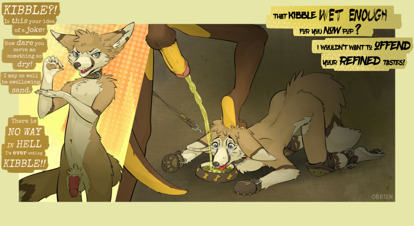 Rule 34 – 2 panel comic absurd res akasch all fours animal genitalia ankle cuffs anthro ass up bdsm gear bodily fluids bondage bondage bondage gear bondage gloves bound bowl canid canine clothing collar concrete floor container crying cuff (restraint) d-ring defeated defiant dialogue dog food dominant dominant male drinking drinking urine dripping snot feet fennec fox food foot on head forced submission fox genital fluids genitals handwear hi res humanoid genitalia humanoid penis hybrid genitalia hybrid penis instant loss 2koma kibble knee pads knotted humanoid penis leash male male/male mammal master mustelid nude obrien (artist) otter pawpads peeing penis pet bowl pet food petplay questionable consent restraints roleplay scared sheath slave snot speech bubble submissive submissive male tears text traumatized true fox uncut with sheath urine urine in mouth urine on food watersports zake | 10278254