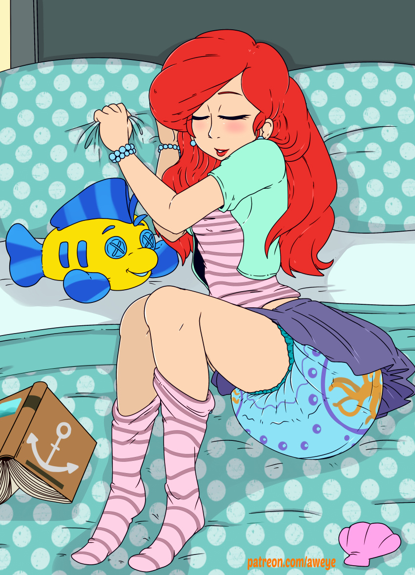 Rule 34 - Abdl Ariel Ariel (the Little Mermaid) Aweye-ff Diaper Disney  Disney Princess Sleeping Tagme The Little Mermaid | 10193312