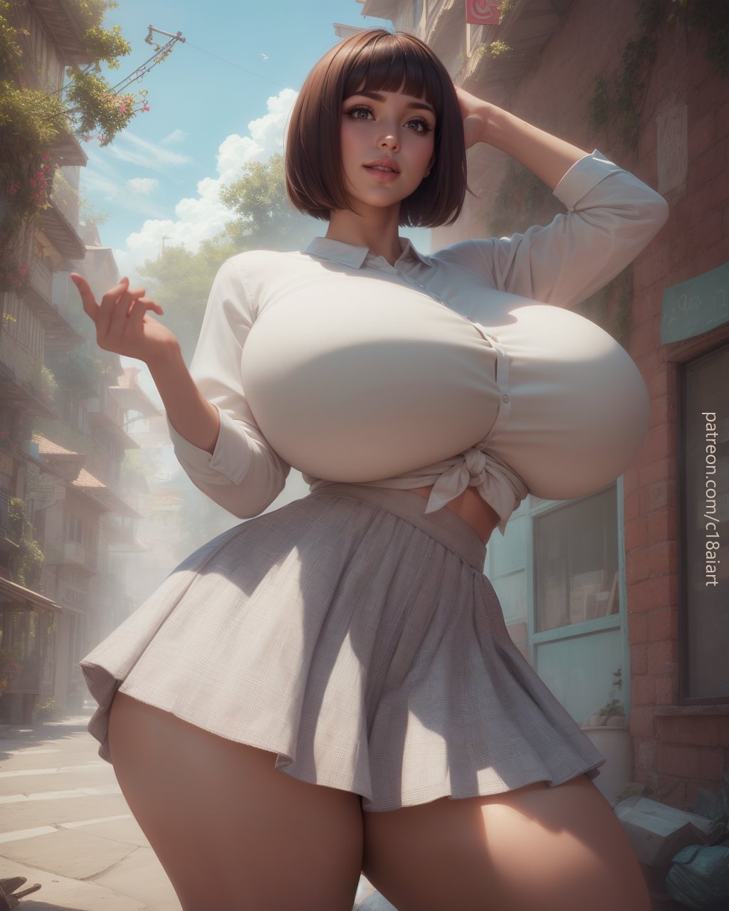 her seductive undulations a captivating display