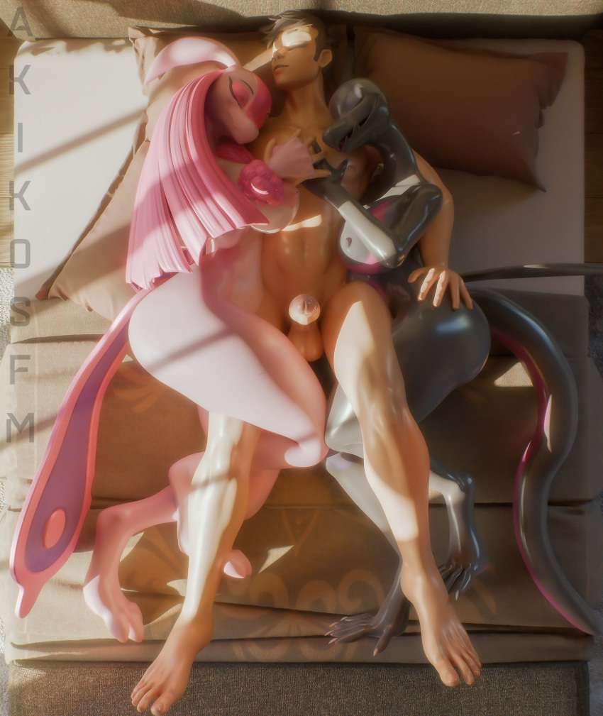Rule 34 – 1boy 2girls 3d akikosfm anthro bed bedroom belly button black body black nipples breasts brown hair bubble butt curvy female curvy figure detailed background female anthro hand on butt hands happy hugging human male human on anthro humanoid large breasts lovander lovander (mayosplash) male/female/female male human/female anthro muscular male nintendo nude nude female nude male pal (species) palworld penis pink body pink nipples pocketpair pokémon (species) pokemon salazzle salazzle (valorlynz) sandwiched scalie shiny skin sleeping smile smiling tail thick thick thighs threesome wrapped around another | 10532899