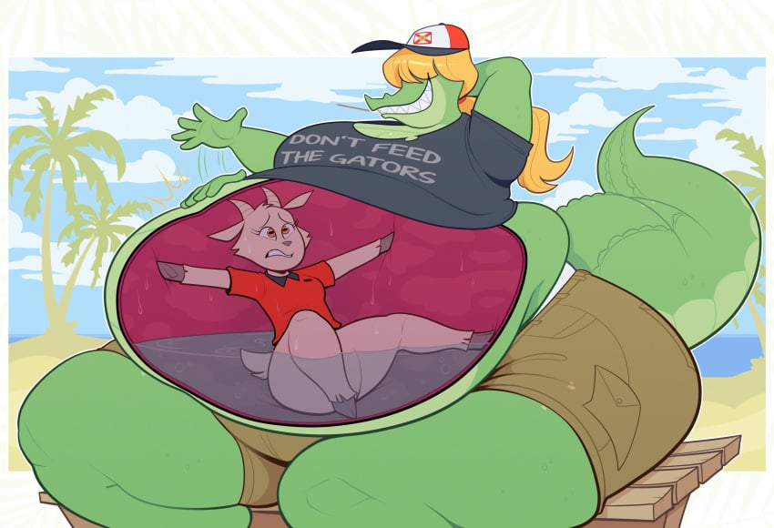 Rule 34 – alligator alternate version available bailley (ridiculouscake) belly belly button furry gerry (ridiculouscake) inside stomach inside view looking at viewer obese obese female ridiculouscake slap slapping belly slapping own belly smirk stomach acid vore vore belly vore warning | 10300485