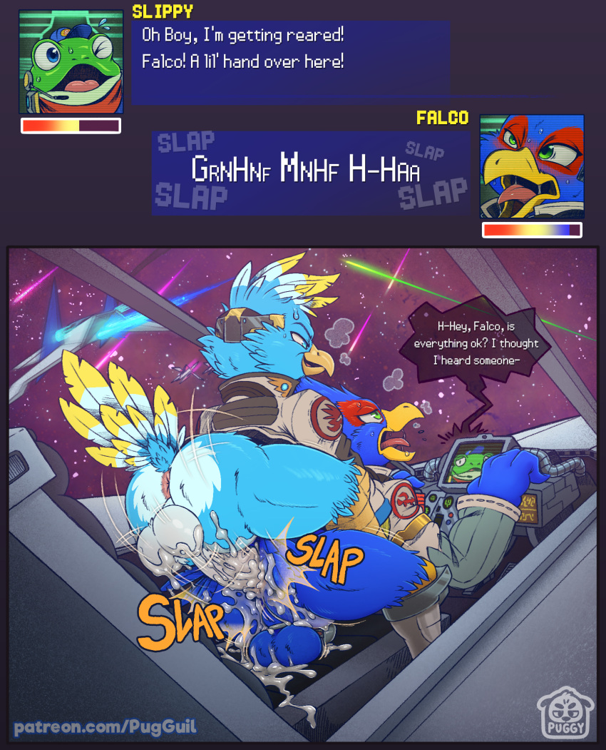 Rule 34 – amphibian anal anal sex anatid anseriform anthro anus arwing ass avian avian feet backsack ball slap balls bareback baseball cap beak bird black speech bubble blue body blue clothing blue eyes blue hat blue headwear blush blush lines bodily fluids bottomless bottomless male bouncing balls breath calling for help chastity cage chastity device clothed clothing cockpit comic communicator cum cum drip cum in ass cum inside cum on balls cum on chastity cage cum on seat dialogue dogfight dominant dominant male dripping duck earpiece earpiece microphone erection excessive cum excessive genital fluids facial markings falco lombardi falcon falconid feather hair feathered tail feathers frog from behind position futuristic gameplay mechanics genital fluids genitals green body green eyes group gui hat head markings headgear headset microphone headshot portrait headwear health bar helpless hi res humor humor porn joke kerchief laser beam male male/male markings mask (marking) metal chastity cage mounting name in dialogue neckerchief nintendo one eye closed one page comic open mouth panicking penetration penile penile penetration penis in ass pixelated text portrait pseudo hair puggy questionable consent rear view red kerchief red markings red neckerchief rough sex saliva screen sex slap slippy toad sound effects space spacecraft spacescape square speech bubble star star fox starfox logo sweat sweatdrop tail taylor vee text three-quarter view thrusting tongue topwear trio url user interface vehicle vest video call video game reference watermark white clothing white text white topwear white vest worried yellow beak yellow text | 10546989