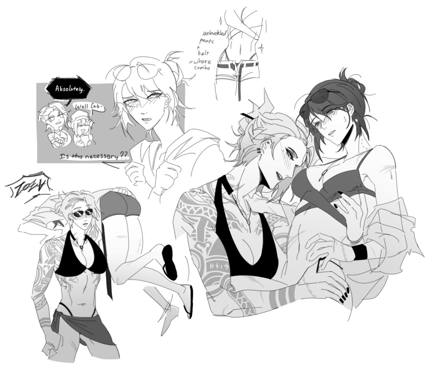 Rule 34 – bikini clothing female chief (path to nowhere) muscular female owaarumo path to nowhere smaller female taller female yuri zoya (path to nowhere) | 10421161