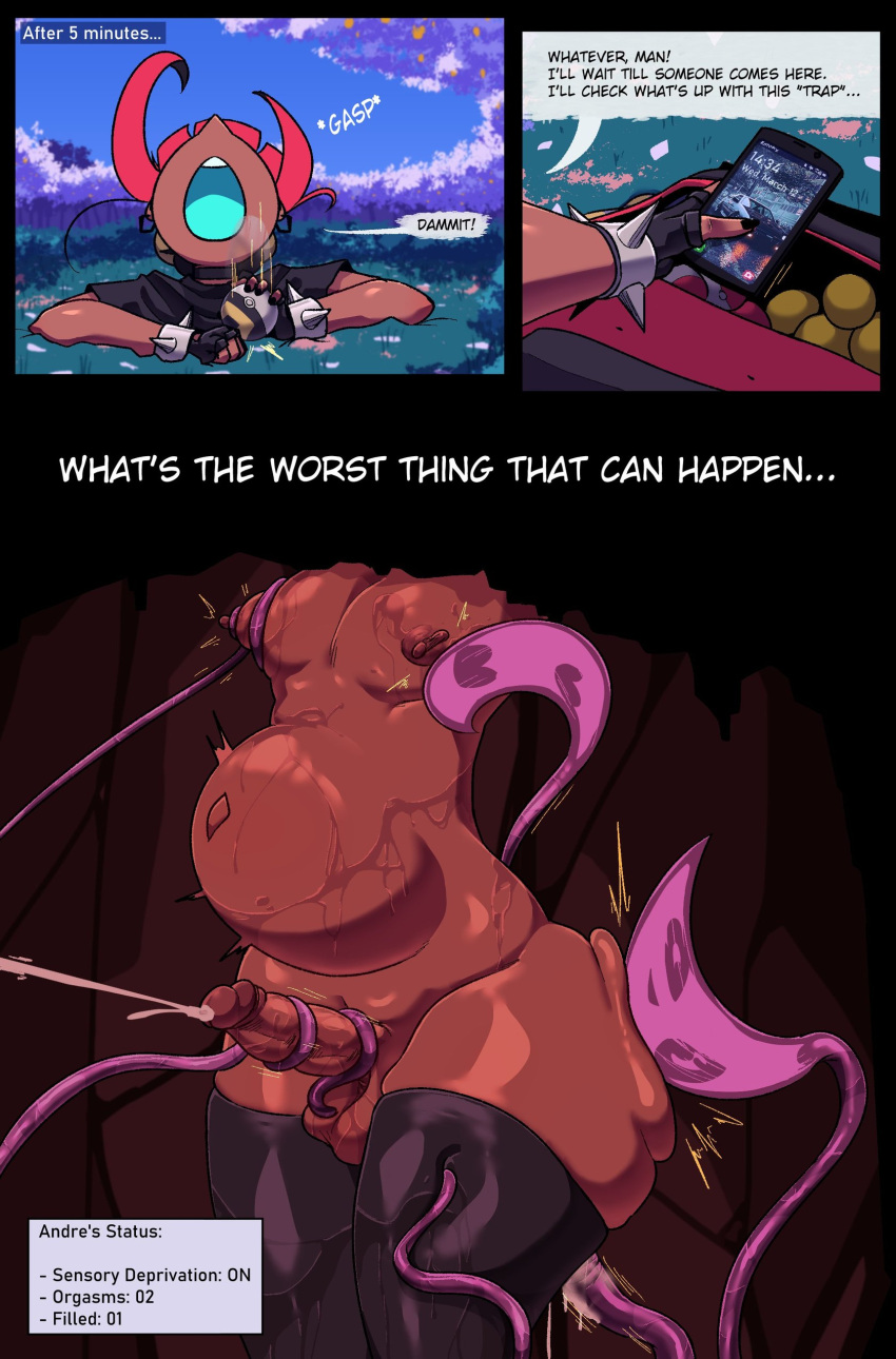 Rule 34 – anal anal insertion anal penetration anal sex andre (cuchuflin) big belly comic comic page cuchuflin cumming dark-skinned male dark skin expansion femboy growth kankaku shadan male male only male penetrated oblivious penetration pokémon (species) pokemon pokemon (species) rape sensory deprivation tagme tentacle on male tentacle penetration thighhighs unaware unawareacles | 10258807