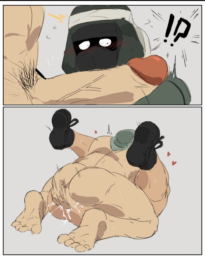 Rule 34 – !? 2 panel 2 panel comic 2boys anal anal penetration anal sex bara blush blush lines color colored cum cum in ass cum inside eyes facial hair gay gay anal gay domination gay sex grey background heart symbol mating press muscular male nalnahi1 penetration sex shaking lines twitter link two panel two panel image yaoi | 10748174