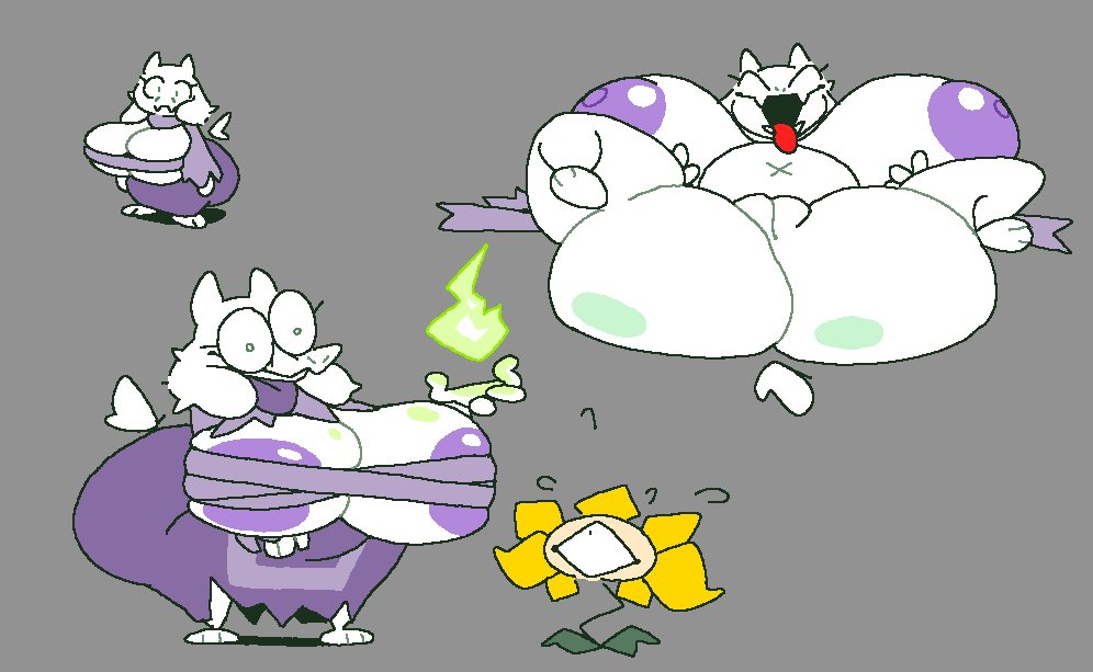 Rule 34 – ambiguous gender anthro areola ass big breasts big butt boss monster (undertale) bovid breasts caprine clothing duo female fire floppy ears flower genitals goat horn huge breasts huge butt looking at viewer lying mammal navel nipples on back open mouth plant purple areola purple nipples pussy robe superiorfox thick thighs tongue tongue out toriel toriel (horrortale) torn clothing undertale (series) white body wide eyed wrappings | 10556201