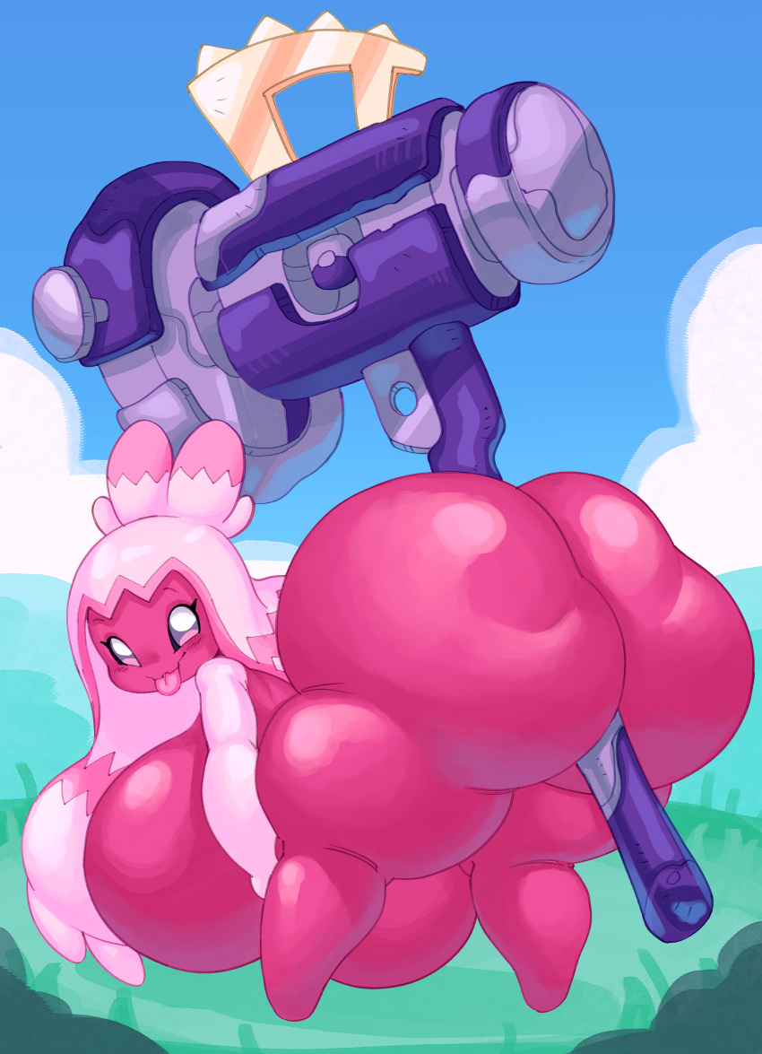 Rule 34 – absurd res adorable angstrom ass ass big ass big breasts big butt blep blush breasts cute cute face female female only generation 9 pokemon hammer hi res huge ass huge breasts huge butt huge thighs humanoid looking at viewer looking back nintendo not furry nude object between cheeks pink body pokemon pokemon (species) purple eyes solo solo female thick thighs tinkaton tongue tongue out tools wide hips | 10452950