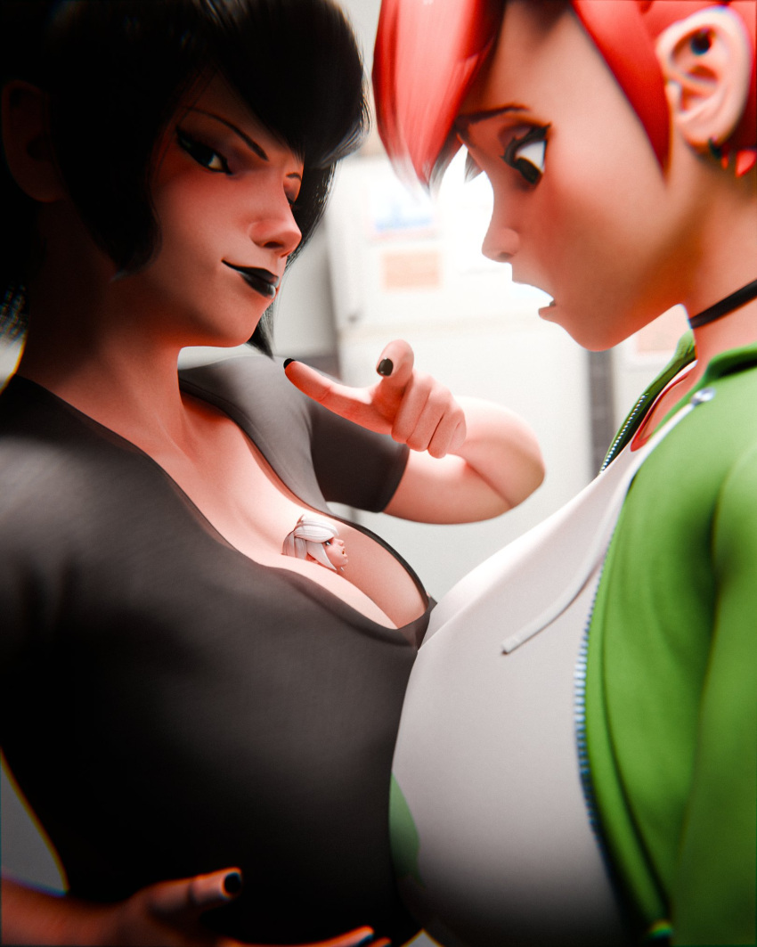 Rule 34 – 3d 3d artwork black hair black hair female crossover female female focus frankie foster giantess height difference human human female human male light-skinned female light-skinned male light skin male mavis dracula sandwiched scraggle shrunk shrunken male size difference sprankeez stuck between breasts trapped in breasts vampire vampire girl | 10728709