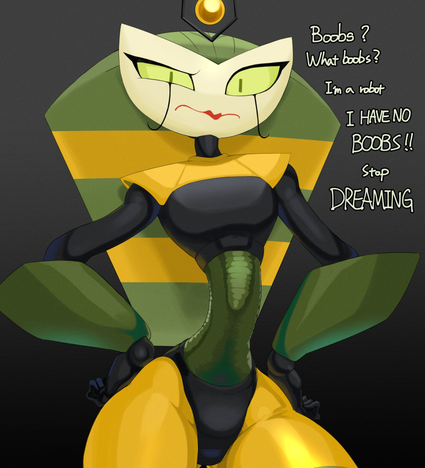 Rule 34 – 2d 2d (artwork) ass breasts clueless confused female hair looking at viewer mdthetest my life as a teenage robot nickelodeon solo tagme vexus | 10721433