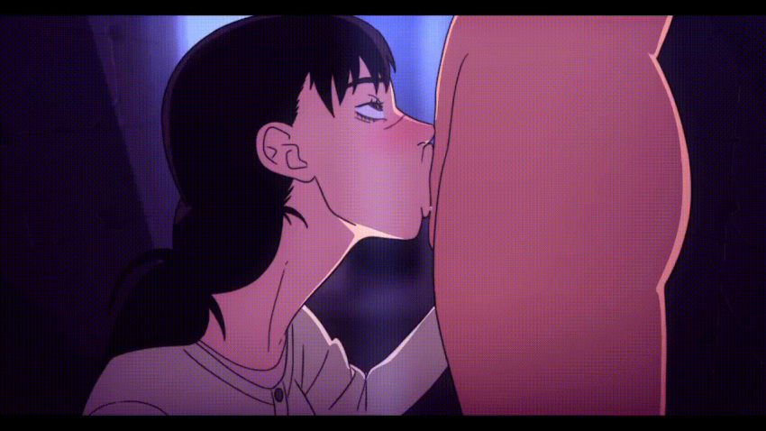 Rule 34 – 1boy 1boy1girl 1female 1girls 2d 2d (artwork) 2d animation alley animated arms bare arms blowjob bottomless bottomless male chainsaw man d-art denji (chainsaw man) erect penis erection female hands high resolution highres hips human human only legs light-skinned female light skin long sleeves male male/female mammal pants pants down public white shirt yoru (chainsaw man) | 10615498