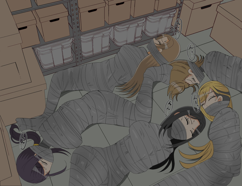 Rule 34 – 5girls gag gag bondage gagged gagged female gagging noise kidnapped mummification mummified mummy wrappings storeroom struggling tape tape bondage tape gag taped hands taped legs taped mouth wrapped wrapped arms wrapped hands wrapped up wrappings | 10616288