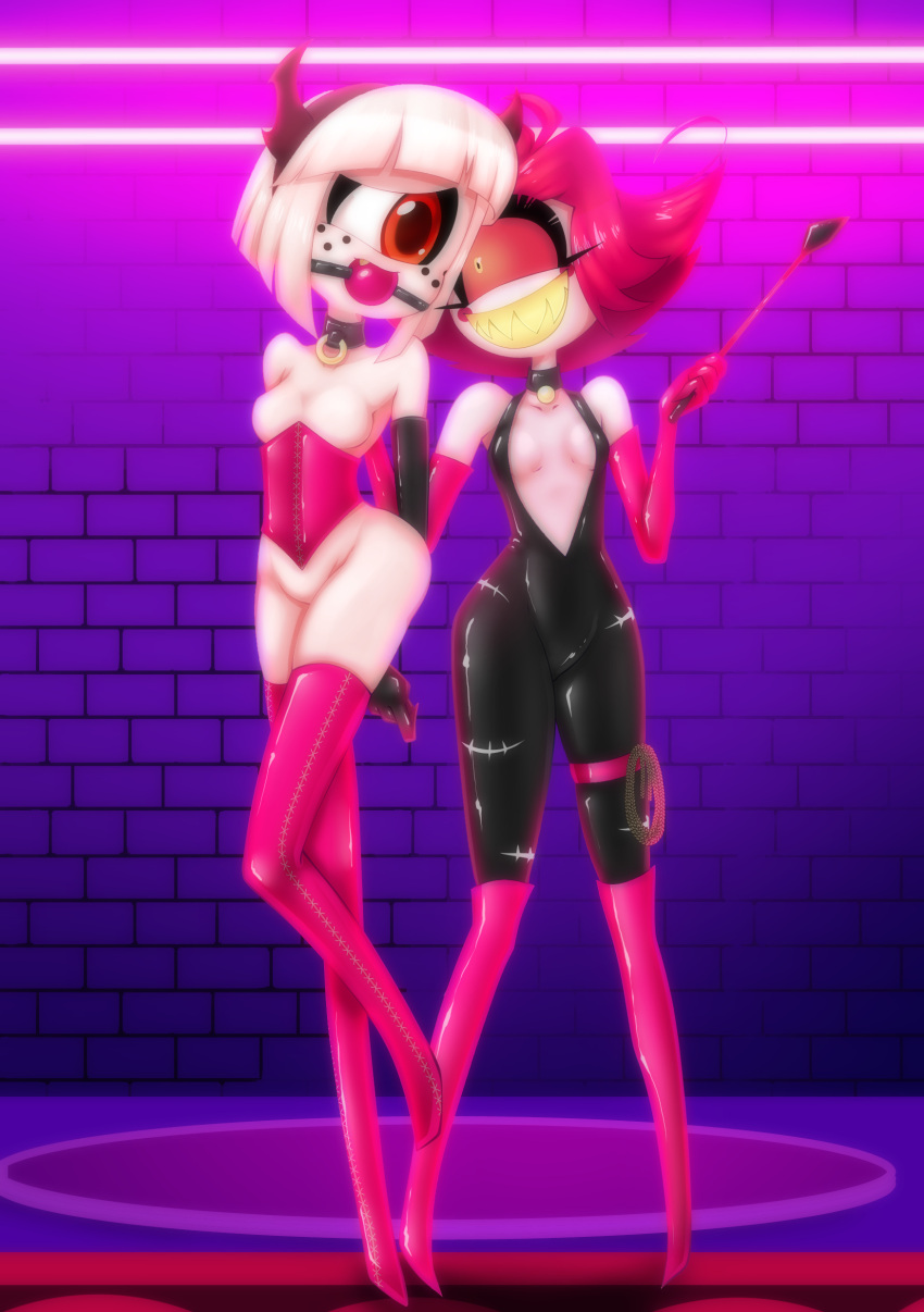 Niffty Hazbin Hotel bondage play