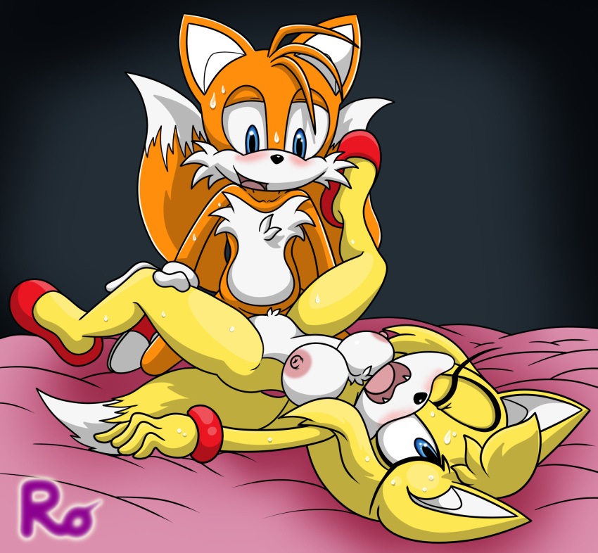 Rule 34 – anthro areola bed blush bodily fluids breasts canid canine clothing digital media (artwork) duo fangs female female penetrated footwear footwear only fox fur furniture hair hi res lying male male/female male penetrating male penetrating female mammal mostly nude multi tail nipples on back on bed one eye closed open mouth penetration raianonzika sega sex shoes shoes only smile sonic boom sonic the hedgehog (series) spread legs spreading sweat sweatdrop tail tails teeth vaginal penetration vaginal penetration zooey the fox | 10615195