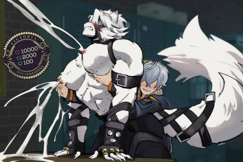 Rule 34 – anthro bara big pecs blush canid canine canis fur gay human lactation lilprincyvi male male focus male lactation male only mammal muscular muscular anthro muscular male nipples pecs tail von lycaon white body white fur wise (zenless zone zero) wolf yaoi zenless zone zero | 10689870