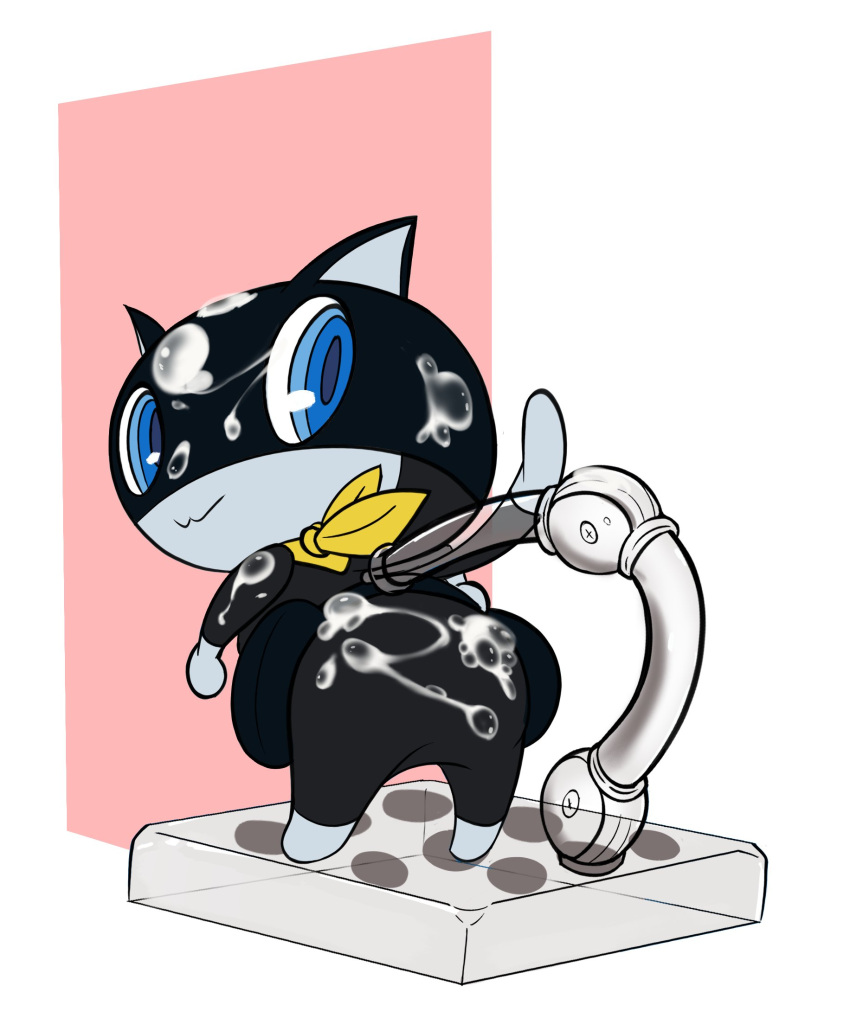 Rule 34 – 2023 abstract background ambiguous gender anthro ass biped black body black tail blue eyes bodily fluids cat smile clothed clothing cum cum everywhere cum on body cum on butt cum on face digital media (artwork) domestic cat felid feline felis figurine genital fluids hi res kerchief looking back mammal messy morgana (persona) multicolored body neckerchief persona (series) persona 5 ream n cream rear view simple background smile solo tail toony tuxedo cat two tone body two tone tail white body white tail yellow kerchief yellow neckerchief | 10616099