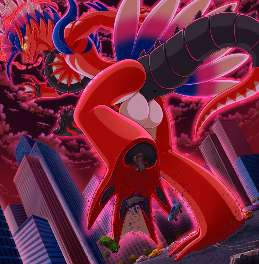 Rule 34 – alternate version available anthro anus balls building car car destruction city destruction dragon erection feet furrypur genitals giant gigantamax gigantamax pokémon koraidon macro male male only nintendo nude paws penis pokemon pokemon (species) red body reptile scalie skyscraper solo stomp stomping street tail testicles vehicle vehicle destruction yellow eyes | 10645975