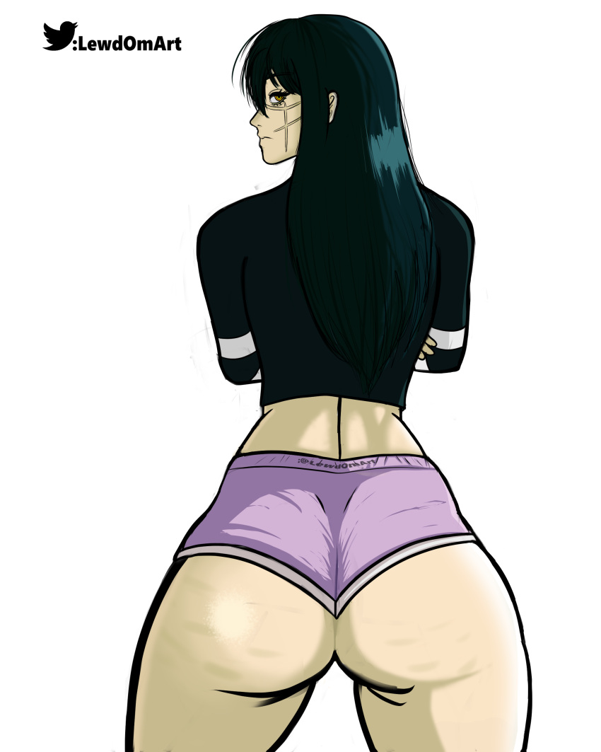 Rule 34 – asa mikata ass ass cleavage ass focus back view big ass big butt black hair black shirt bubble butt cellulite chainsaw man crossed arms fat ass huge ass juicy butt lewdomart mikata asa orange eyes purple shorts short shorts sports shorts sportswear thick ass thick hips thick legs thick thighs tight clothes tight clothing tight fit tight pants white skin wide ass wide hips wide thighs yellow eyes yoru (chainsaw man) | 10771619