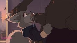 Rule 34 – animated anthro bodily fluids brown body brown fur canid canine cum cum in mouth cum inside cupofuwu deep throat dreamworks dripping duo ear piercing face fucking facefuck fellatio female forced fox fur furry genital fluids genitals grey body grey fur head grab hi res kung fu panda male male/female mammal oral oral penetration penetration penile penis piercing saliva saliva drip saliva on penis saliva on tongue saliva string scared scared face sex size difference tagme tail tears tongue tongue out video zhen (kung fu panda) | 10652829