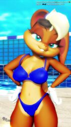 Rule 34 – 1girls 3d anthro beach big breasts bikini blonde hair blue bikini blue eyes bouncing breasts bunny ears bunny girl busty cleavage female female only furry hands on hips hi res legs lola bunny looking at viewer looney tunes navel ocean pose posing sensual smile solo swimsuit thighs thong bikini video virtualblueam2 water | 10625093