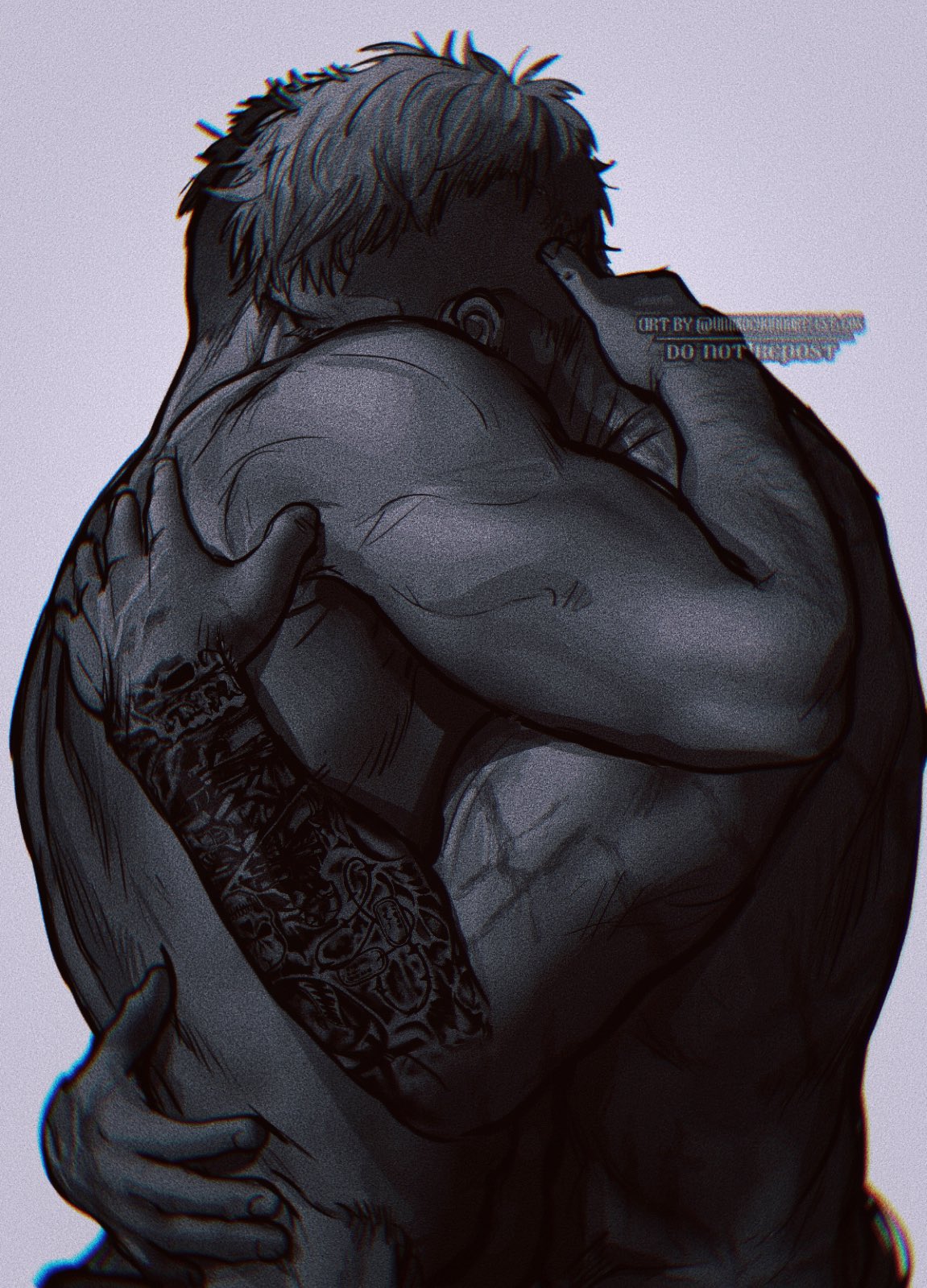 Rule 34 – buff call of duty call of duty modern warfare 2 (2022) caress gay gay hugging greyscale hugging hugging another intimate john mactavish male male/male male focus male only monochrome muscles muscular muscular male nonsexual nonsexual nudity scarred body scars scars all over simon riley softcore tattooed arm tender toned body toned male umikochannart yaoi | 10983056