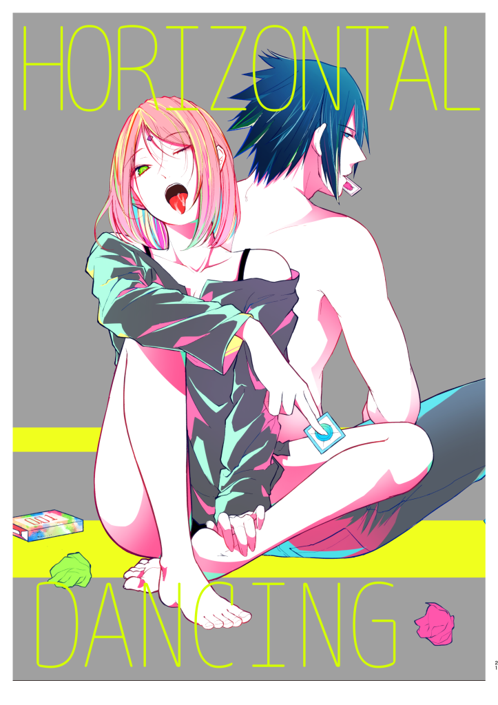 Rule 34 – 1boy 1girls back-to-back barefoot black bra black eyes black hair black panties black pants boruto: naruto next generations bra closed mouth condom condom wrapper english text female green eyes grey background grey shirt holding husband and wife long sleeves male naruto (series) ohringood one eye closed open mouth panties pants pink hair sakura haruno shirt short hair soles spiked hair toes tongue tongue out topless male uchiha sasuke underwear used tissue | 11046316