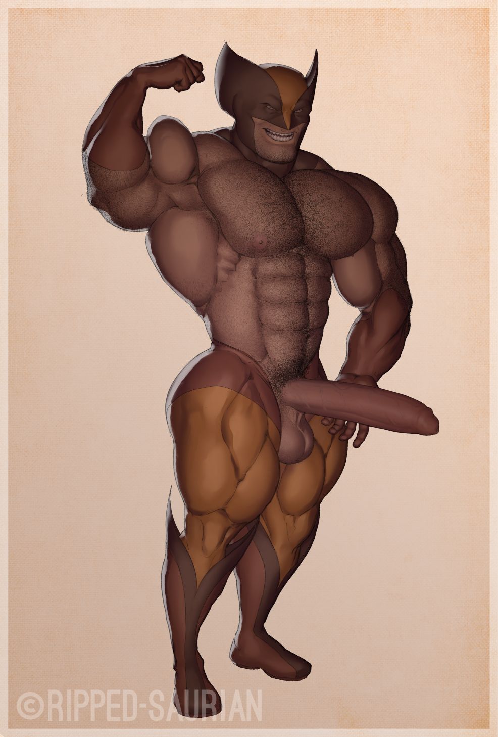 Rule 34 – balls bara big muscles big penis body hair boner erection flexing james howlett male male only marvel marvel comics muscles muscular penis penis out ripped-saurian solo solo male wolverine (x-men) x-men | 10983351