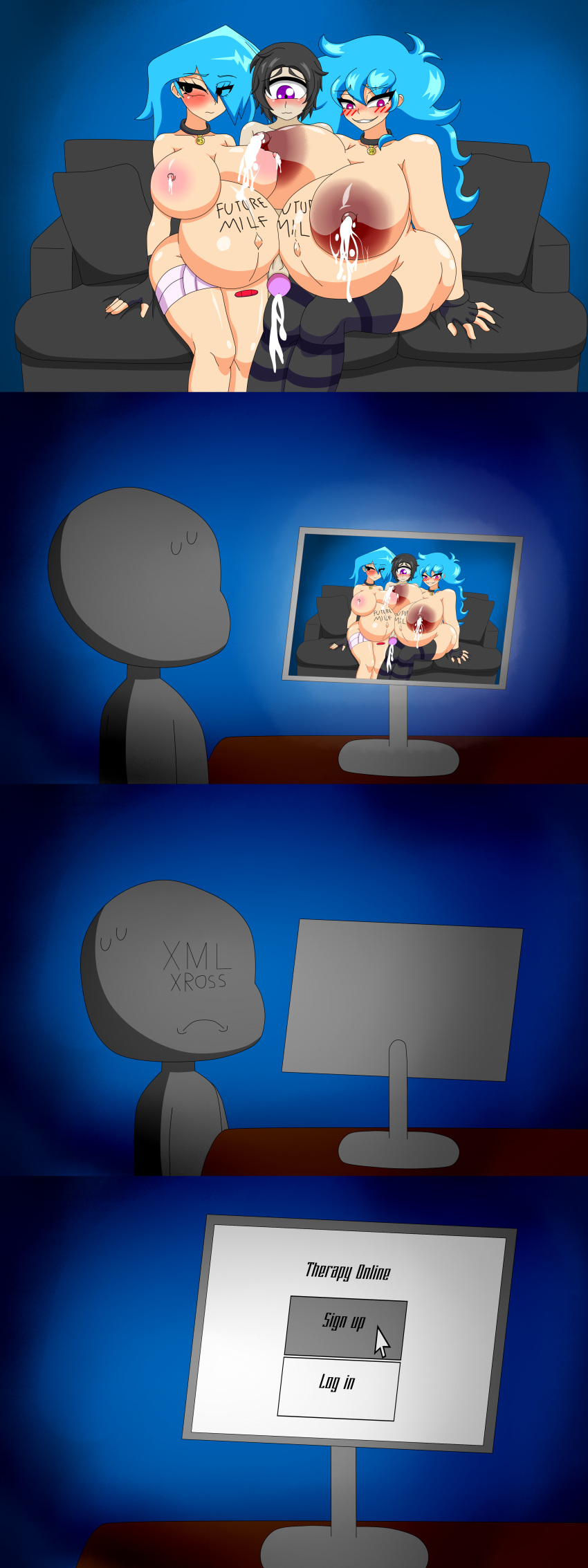 Rule 34 – 1boy 2girls 2girls1boy akia (xml xross oc) big breasts black hair blue hair chubby chubby female collar completely nude male curvaceous curvy curvy figure cyclops friday night funkin friday night funkin mod hair over one eye huge areolae huge ass huge belly huge breasts huge nipples hyper pregnancy image set long hair multiple girls nusky pale-skinned male pale skin pregnant purple eyes self upload shoulder length hair skyblue stockings thick thick thighs xml xrossover(artist) xml xrossover(oc) | 10942195