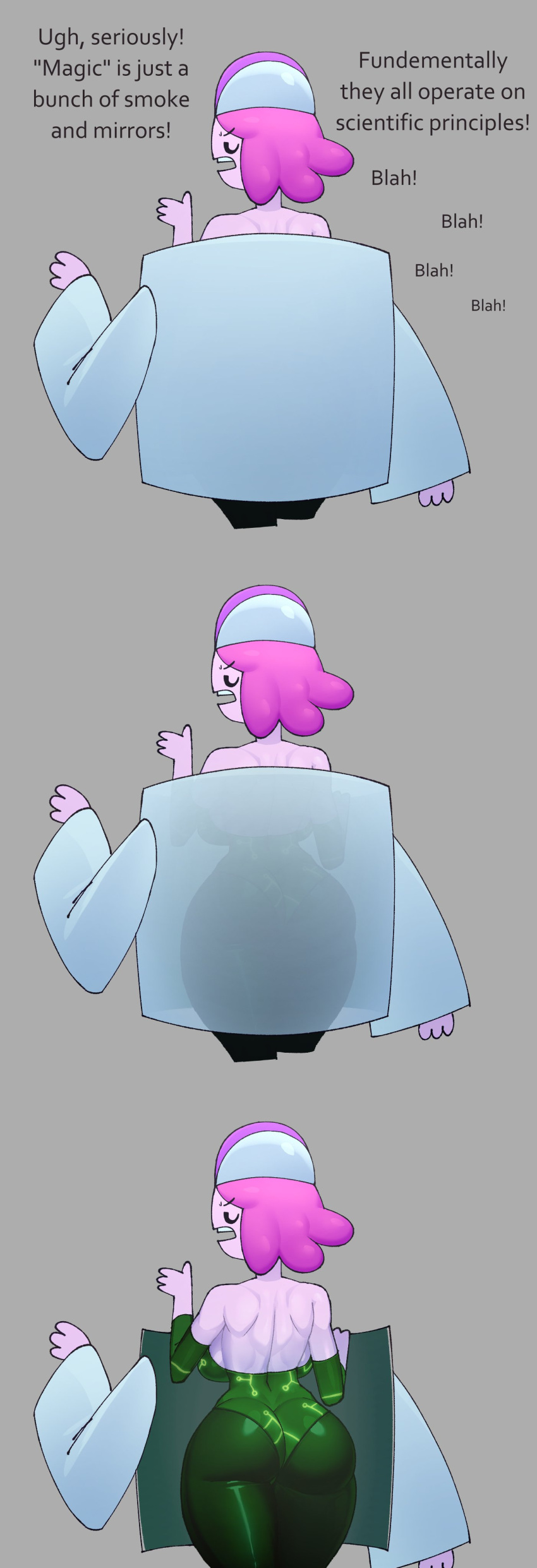 Rule 34 – 1girls adventure time alternate costume ass ass focus back back view bare shoulders big breasts breasts busty closed eyes clothed comic comic strip dialogue english text from behind leotard official alternate costume open mouth pantyhose pink hair pink skin princess bubblegum short hair sideboob silhouette simple background solo sqwunx (artist) strapless strapless leotard tagme talking talking to viewer thick thick thighs x-ray yapping | 10970079