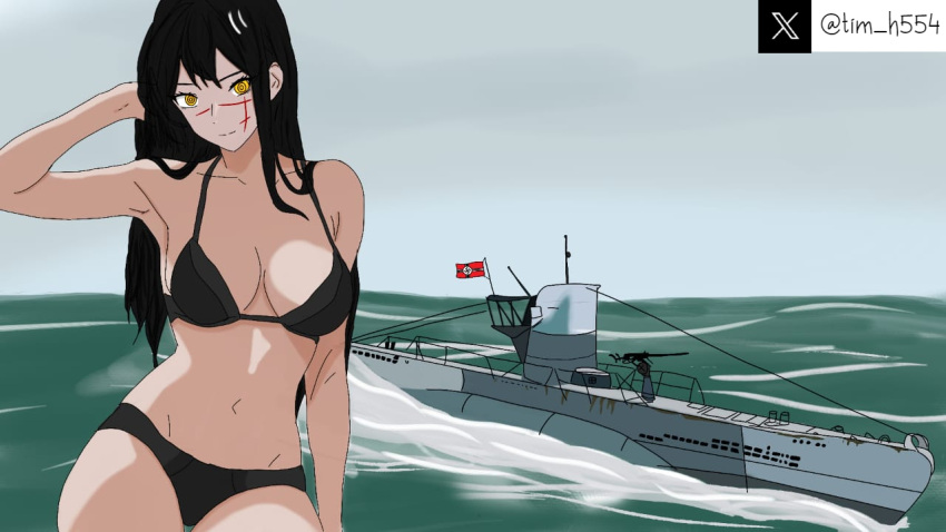Rule 34 – black hair chainsaw man colored compact body demon demon girl female german history kriegsmarine nazi ocean submarine swastika tagme tim heyderich underwear water ww2 yoru (chainsaw man) | 10787241