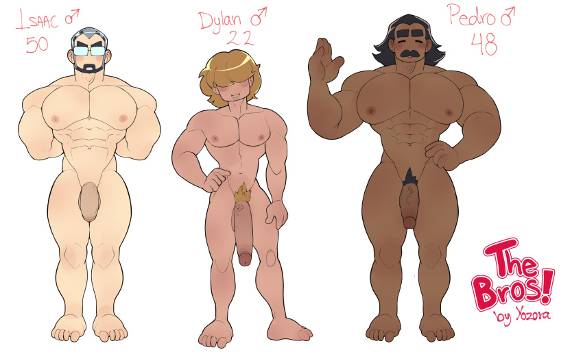 Rule 34 – arms behind arms behind back beard big penis character sheet dylan (yozorac1) eyes covered flaccid flaccid cock flaccid penis fully naked fully nude fully retracted foreskin gay gay male glasses glasses only hand on hip isaac (yozorac1) male male focus male only monochrome background moustache muscles muscular muscular arms muscular ass muscular back muscular legs muscular male naked naked male nude nude male oc original character original characters pecs pecs focus pectorals pedro (yozorac1) penis penis out pubic hair showing standing yozorac1 | 10947072