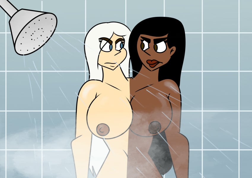 Rule 34 – 2girls 2heads african african female angry angry face animated animation argument bathing bathing together big breasts black female black hair blonde hair blue eyes breasts brown eyes brown skin chocolate and vanilla commission commission art conjoined conjoinment fetish curvy female curvy figure dark-skinned female falling falling on floor falling on ground female female/female female only fight fighting fighting in shower fusion gif huge breasts interracial large breasts light-skinned female losing balance naked naked female nipples nude nude female pulling pulling away reaper2545 shower shower fight shower head shower scene showering showering together spinning squished together straight hair stuck together swing swinging swinging breasts tornado tug tug of war tugging twirling two tone body two tone skin twoheads white female white hair | 11001834