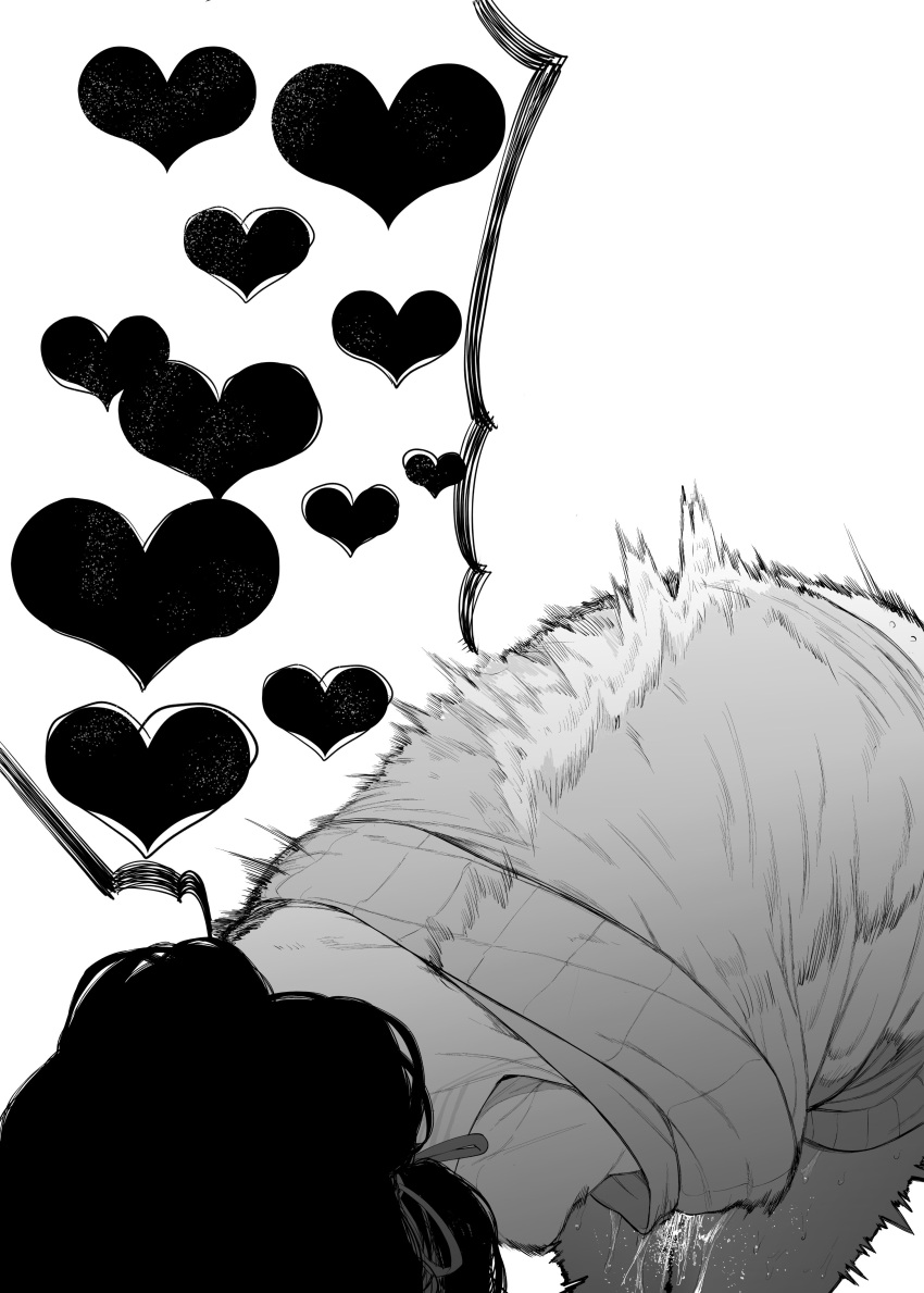 Rule 34 – absurdres bent over blue archive cardigan eightman facing down female female ejaculation female masturbation greyscale heart highres implied masturbation long hair masturbation monochrome pussy juice shirt simple background solo speech bubble spoken heart sweat ui (blue archive) white background | 10956957