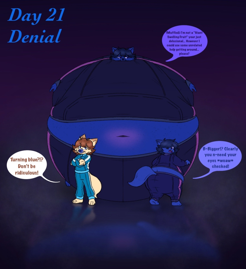 Rule 34 - Big Ass Blueberry Blueberry Inflation Body Inflation Fox Frisk Lk  Full Body Inflation Furry Huge Ass Immobile Immobilization Inflation  Midriff Sunken Head Tracksuit Wonka | 10739413