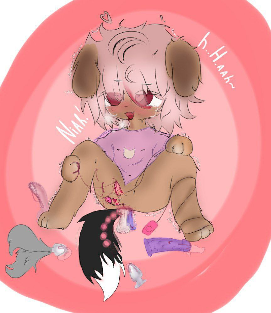 Hulking figure with a giant limp cock enters