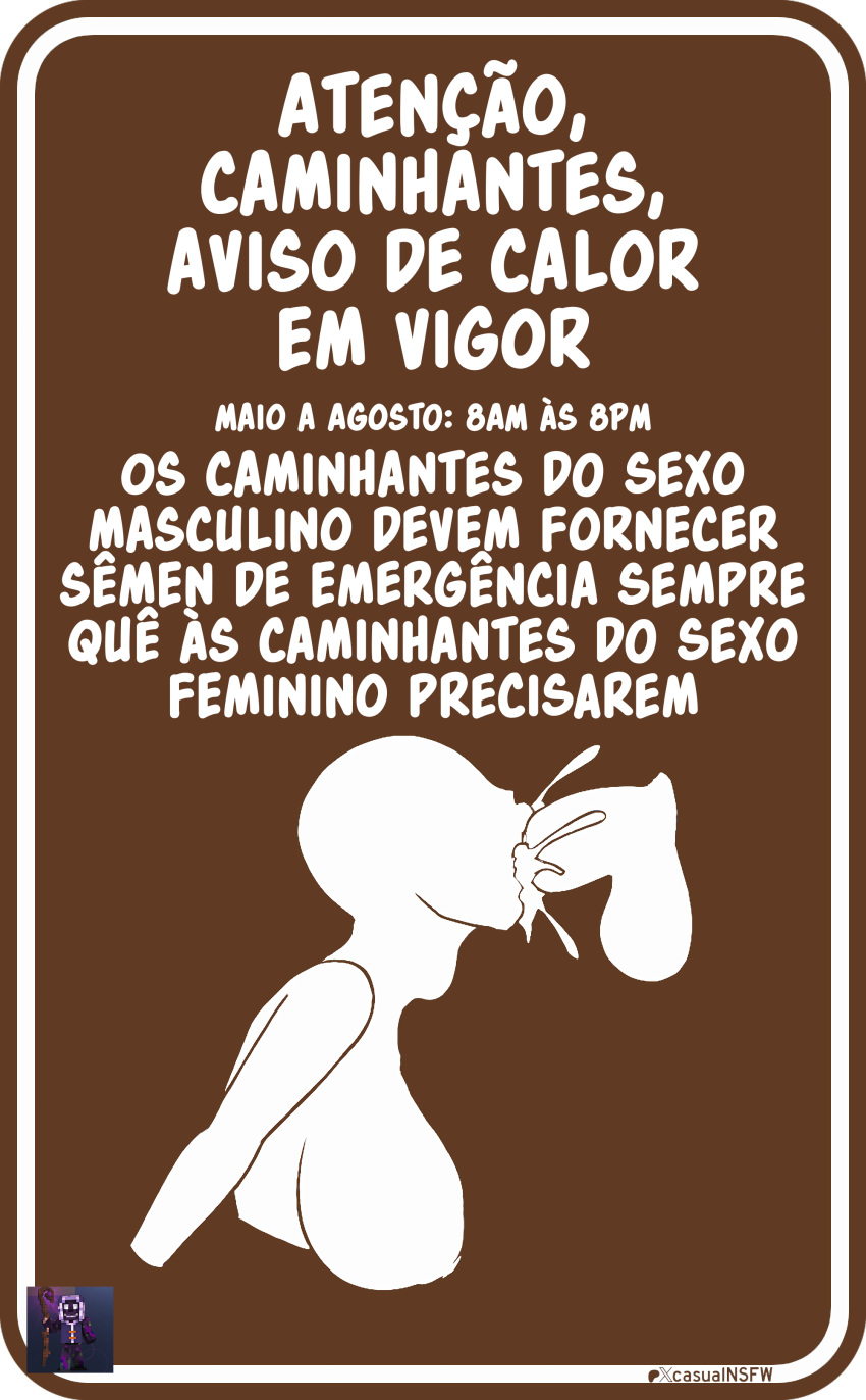 Rule 34 – 2024 background big breasts casualnsfw colored dialogue edit ejaculation faceless female large breasts minimalist minimalist background monochrome nipples penis photoshop pictogram portuguese portuguese dialogue portuguese text public domain straight throat bulge warning sign watermark | 11779090