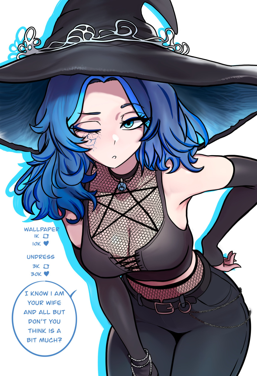 Rule 34 – 1girls bent over breasts cleavage elden ring female female only fishnets fromsoftware gentle femdom goth goth girl meme pov ranni the witch redpostit social media talking to viewer thick thighs twitter twitter strip game (meme) wholesome wife witch hat | 11774687