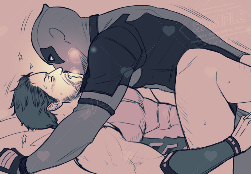 Rule 34 – 2boys beard blush bodysuit bottomless breath claw (weapon) closed eyes clothed sex couple deadpool deadpool & wolverine (2024) facial hair gay gloves implied sex james howlett leg hair logan (x-men) male focus marvel marvel cinematic universe mask missionary moaning multiple boys muscular muscular male open mouth pectorals sherlock7akane short hair sleeveless superhero costume veins veiny arms wade wilson weapon wolverine (x-men) x-men yaoi | 11731346