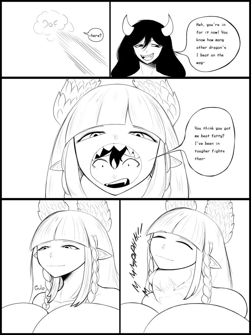 Rule 34 – 2girls anthro big ass big breasts calm dogu godu dragon girl female female only female pred female prey fetish huge ass huge breasts naked naked female sharp teeth thick thighs trying to escape trying to leave voluptuous voluptuous female vore | 11798220