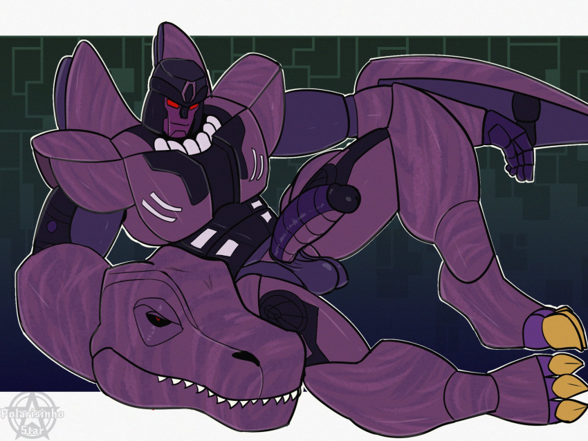 Rule 34 – 4:3 anthro balls big balls big penis claws cybertronian dinosaur fangs genitals hasbro hi res humanoid lying machine male megatron megatron (beast wars) penis polarisinhostar prehistoric species presenting presenting penis red eyes reptile robot scalie smile smiling at viewer smirk smirking at viewer solo takara tomy teeth theropod transformers transformers: beast wars tyrannosaurid tyrannosauroid tyrannosaurus tyrannosaurus rex | 11817034