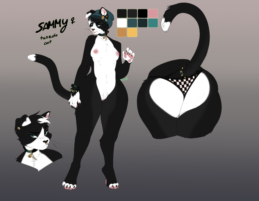 Rule 34 – 2022 5 fingers accessory anthro areola ass beanie bell black body black fur black hair black tail black text bottomwear bracelet breasts checkered checkered bottomwear checkered clothing checkered panties checkered underwear claws clothing collar countershading digital media (artwork) dipstick ears dipstick tail domestic cat ear markings facial piercing felid feline felis female female anthro female symbol fingers fishbone pendant front view full-length portrait fur furgonomic headwear furgonomics gender symbol gradient background hair hat headgear headwear hi res highlights (coloring) jewelry jingle bell mammal markings model sheet mostly nude mostly nude anthro mostly nude female multicolored ears narrowed eyes nipple piercing nipples nose piercing nose ring panties pattern bottomwear pattern clothing pattern panties pattern underwear pawpads piercing pink areola pink nipples portrait rear view ring piercing sammy (extremedash) septum piercing septum ring simple background solo symbol tail tail accessory tail markings tailband teal eyes text toe claws tuxedo cat underwear white body white countershading white ear tips white highlights white tail tip wide hipped anthro wide hipped female wide hips zamzi | 11756661