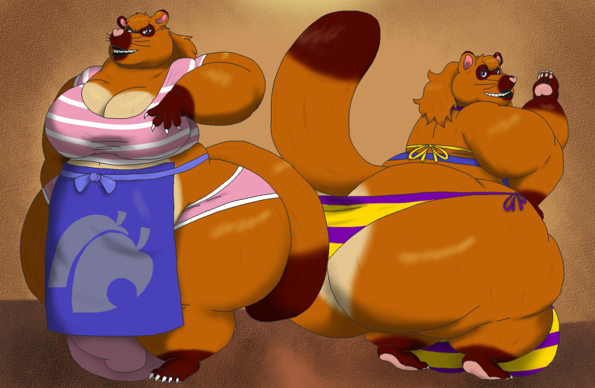 Rule 34 – aged up alythewolfcat animal crossing anthro apron ass big bulge big butt bulge canid canine clothing detailed bulge duo genital outline gynomorph hi res huge bulge huge butt huge thighs hyper hyper bulge hyper butt hyper thighs intersex mammal nintendo pattern clothing penis outline pose raccoon dog sibling (lore) striped clothing stripes swimwear tanuki thick thighs timmy nook tommy nook twins (lore) | 11723392